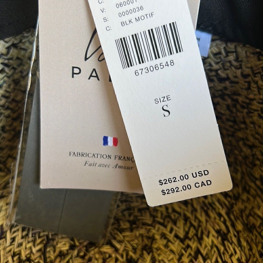 Anthropologie Wide Frayed Straw Hat Size S - Picture 6 of 6